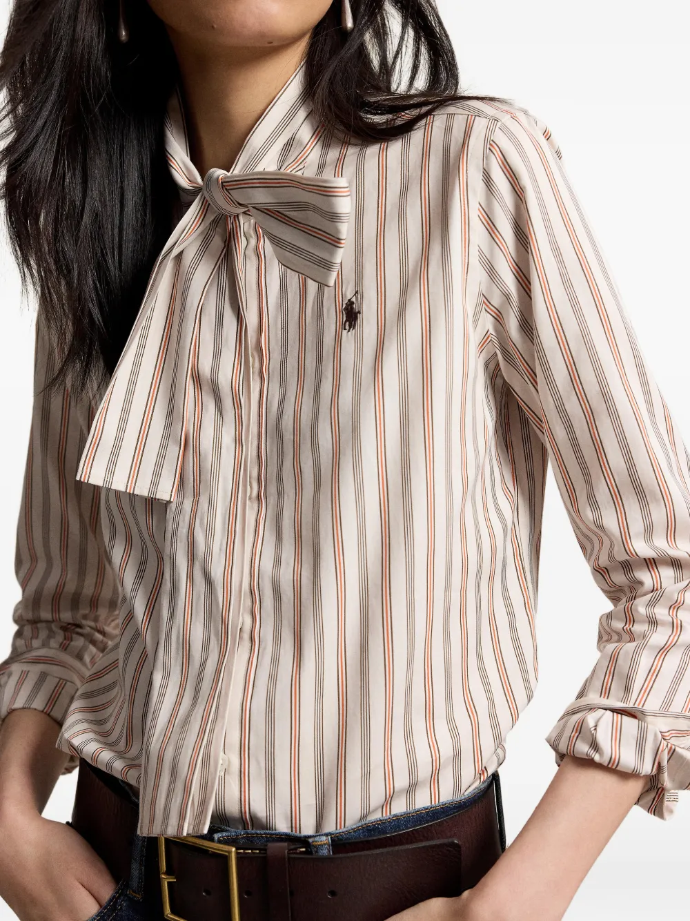 Polo Ralph Lauren Gestreept shirt Beige