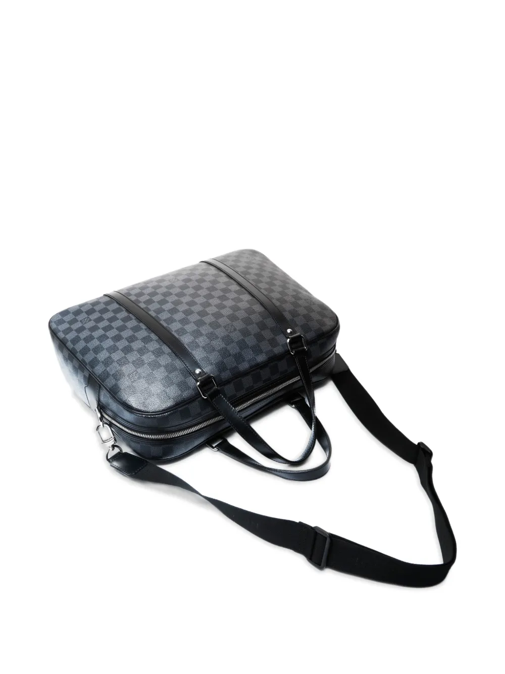  Louis Vuitton Pre-owned 2008 Jorn Damier Graphite Briefcase - Black 