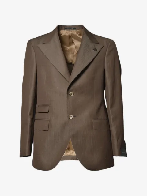Gabriele Pasini peak-lapel textured blazer
