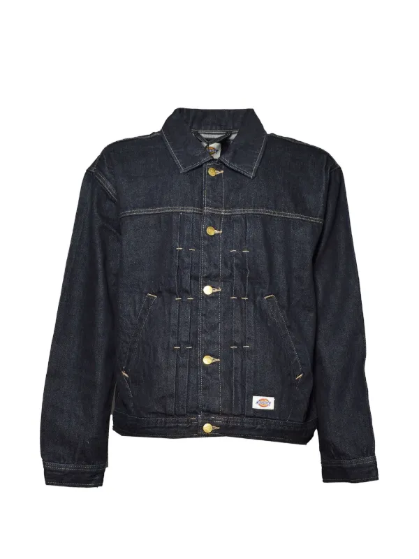 フード付きダークブルーデニムジャケット ディッキーズ DICKIES Trucker デニムジャケット | ブルー | FARFETCH JP