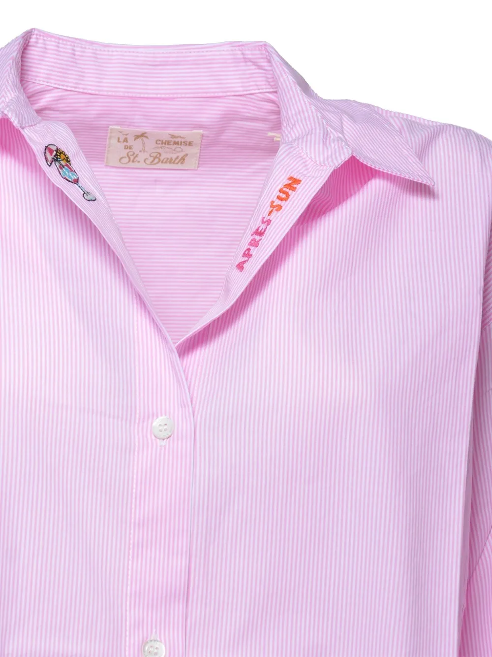 MC2 Saint Barth Gestreept blouse Roze