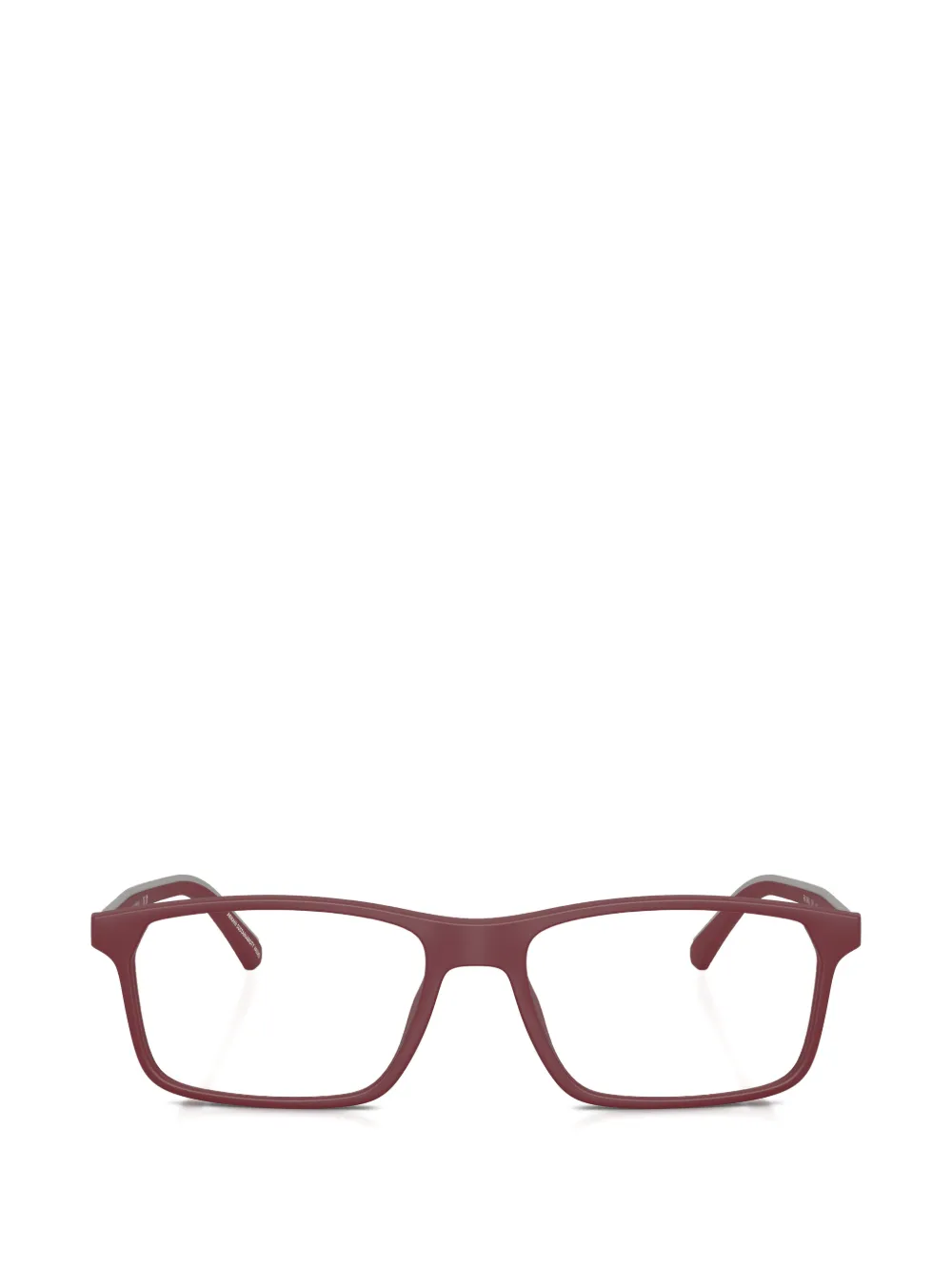 Emporio Armani square-frame glasses - Rosso
