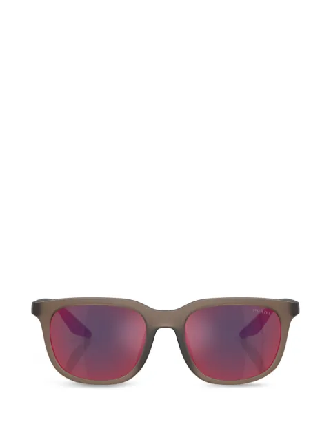 Prada Linea Rossa Zonnebril met vierkant montuur