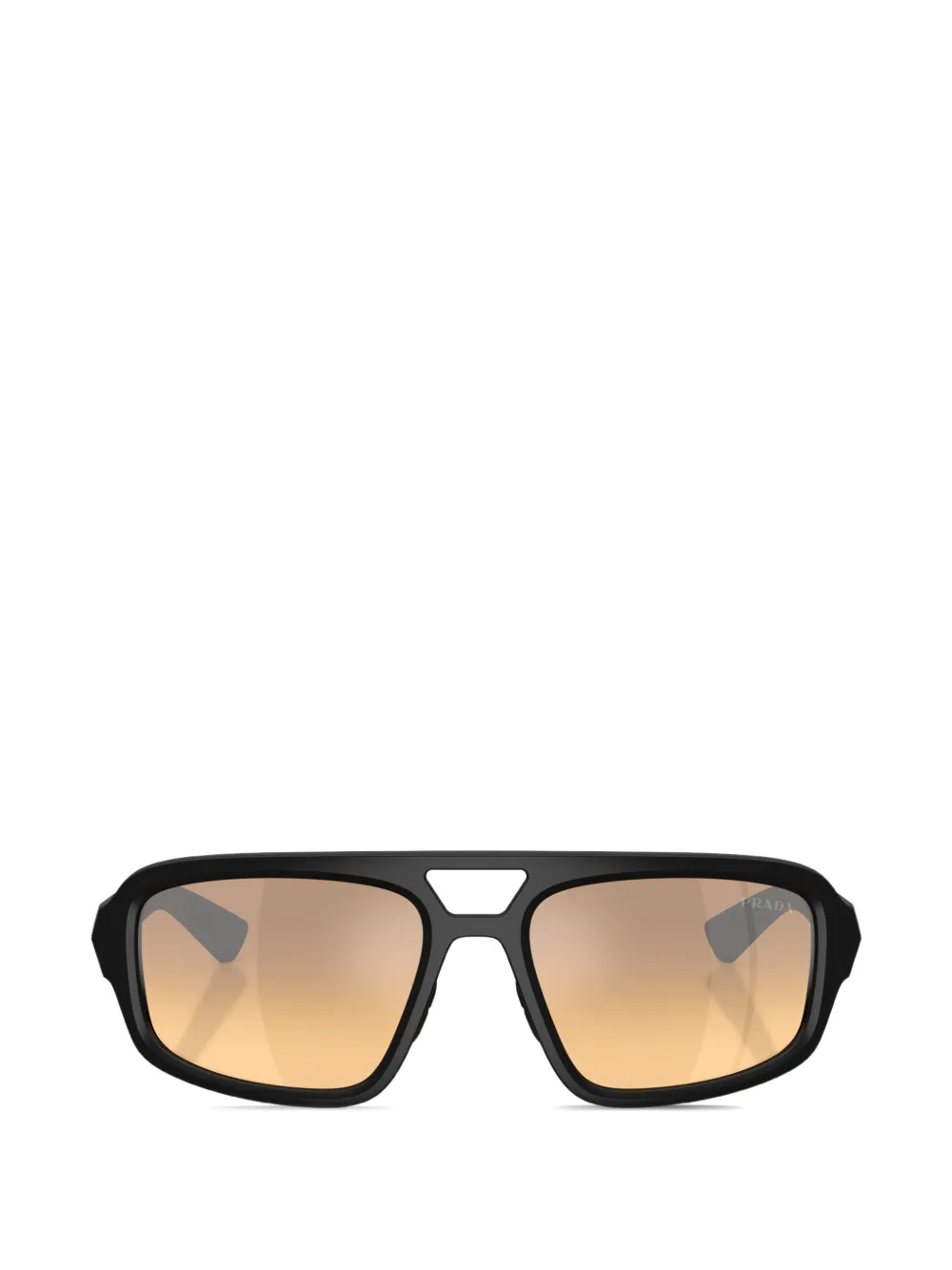 Prada Linea Rossa double-bridge sunglasses - Nero