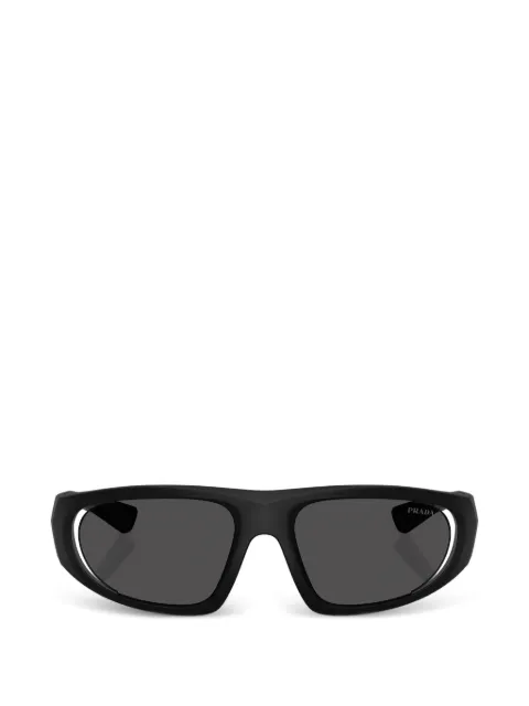 Prada Linea Rossa rectangle logo sunglasses