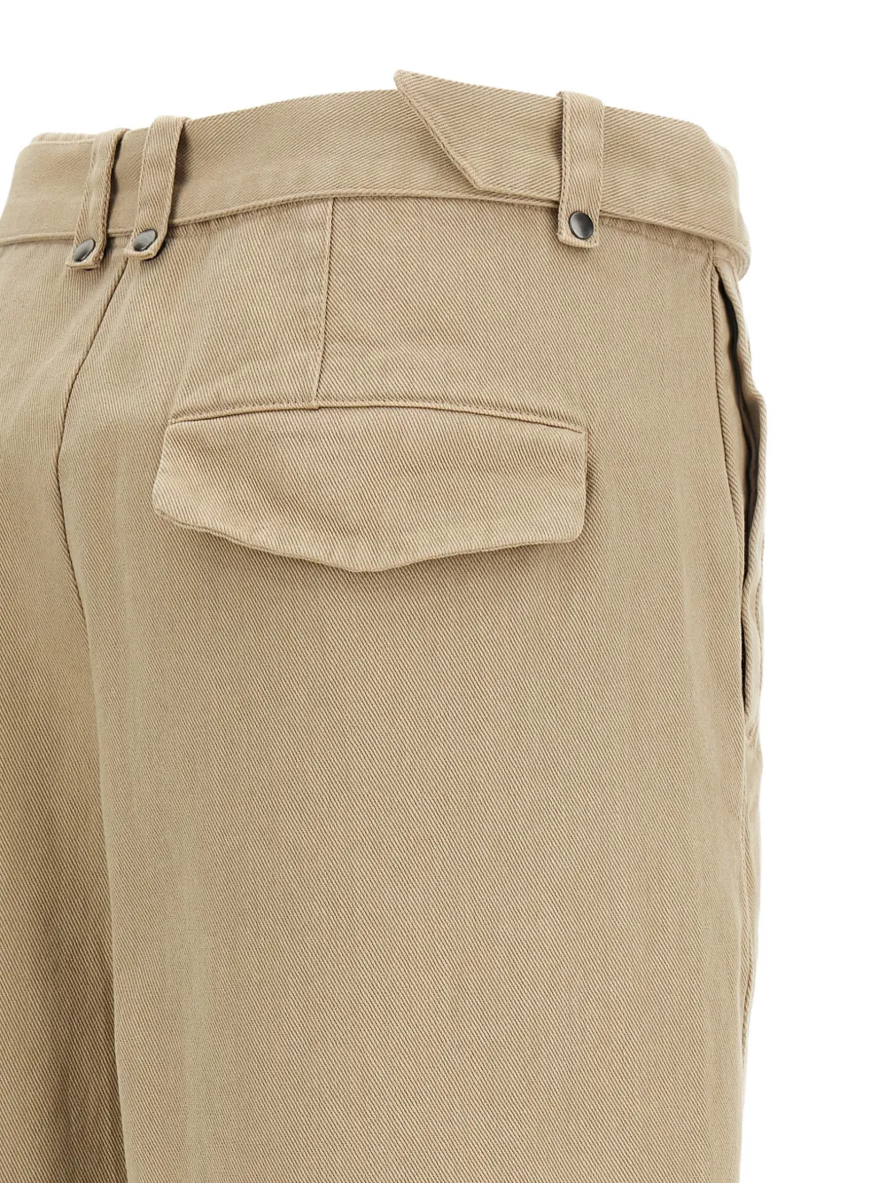 ENTIRE STUDIOS Baggy broek met ceintuur Beige