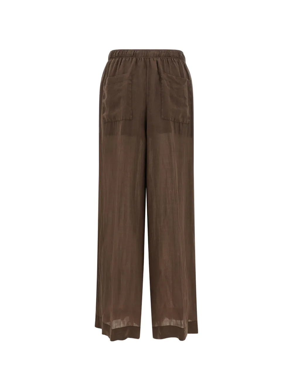  Nude Elasticated Wide-leg Trousers - Brown 