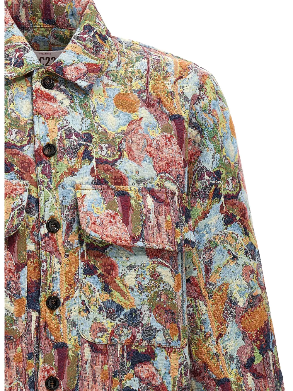  Lc23 Jacquard Overshirt - Blue 
