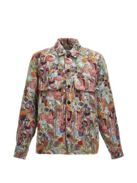 LC23 jacquard overshirt