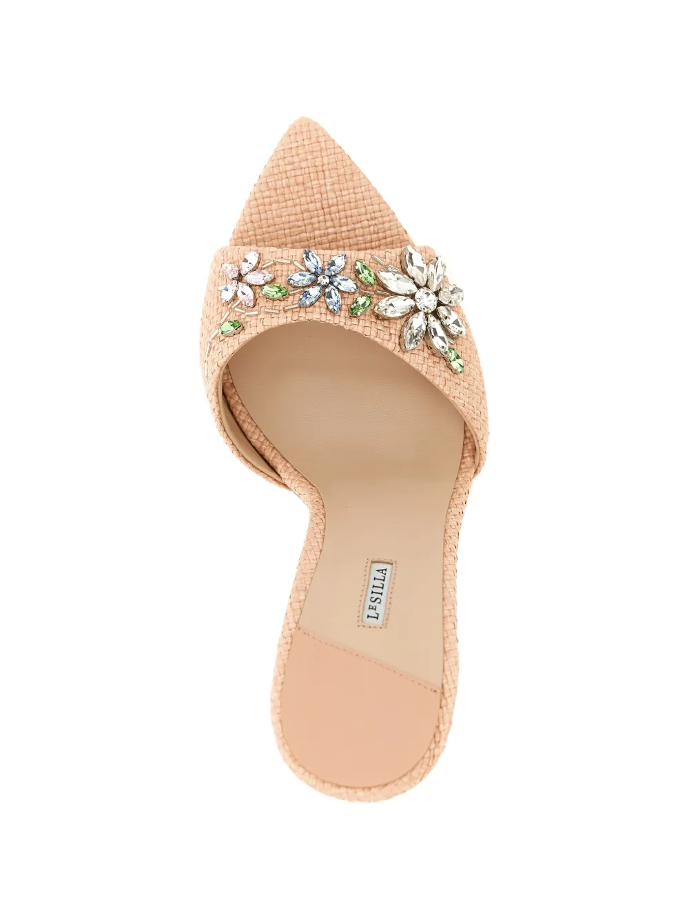 Le Silla Prairie sandalen verfraaid met kristallen Roze