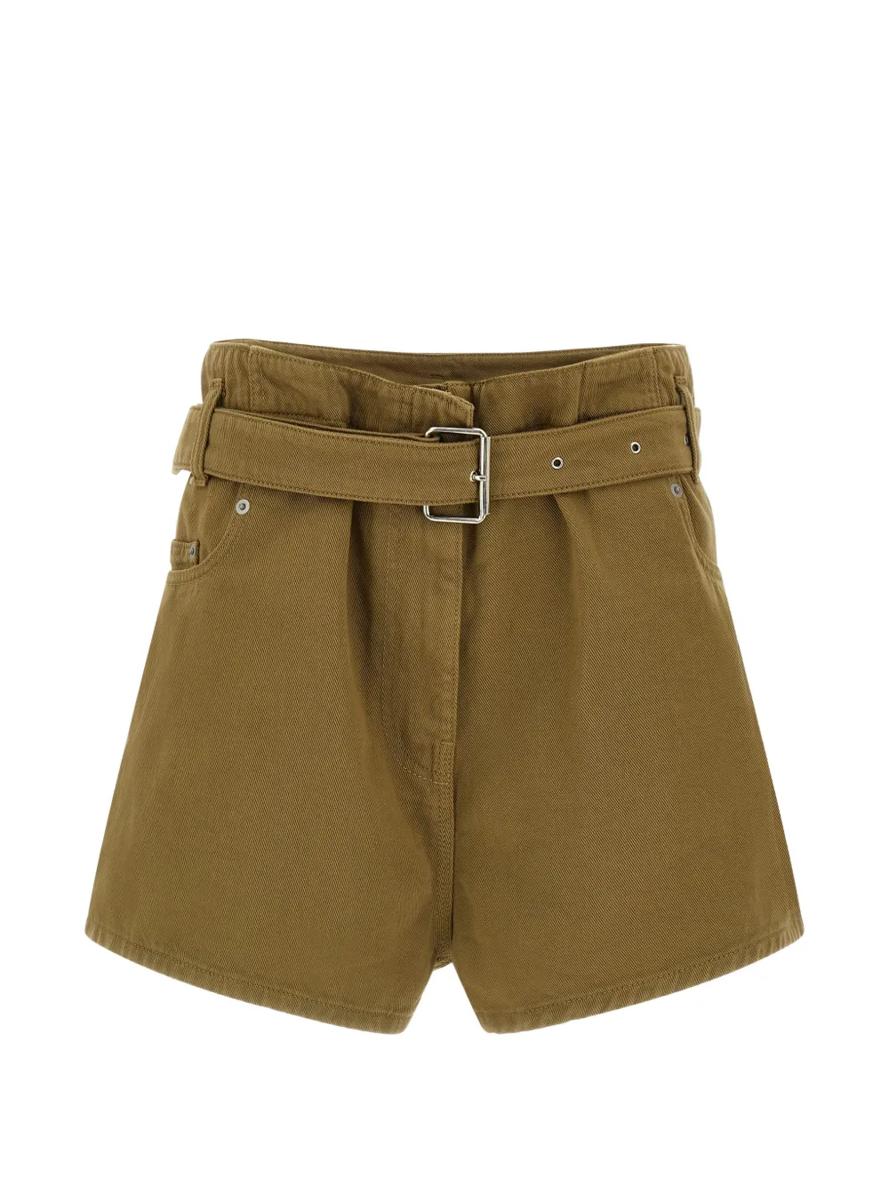 Nude Scarlett belted shorts - Verde