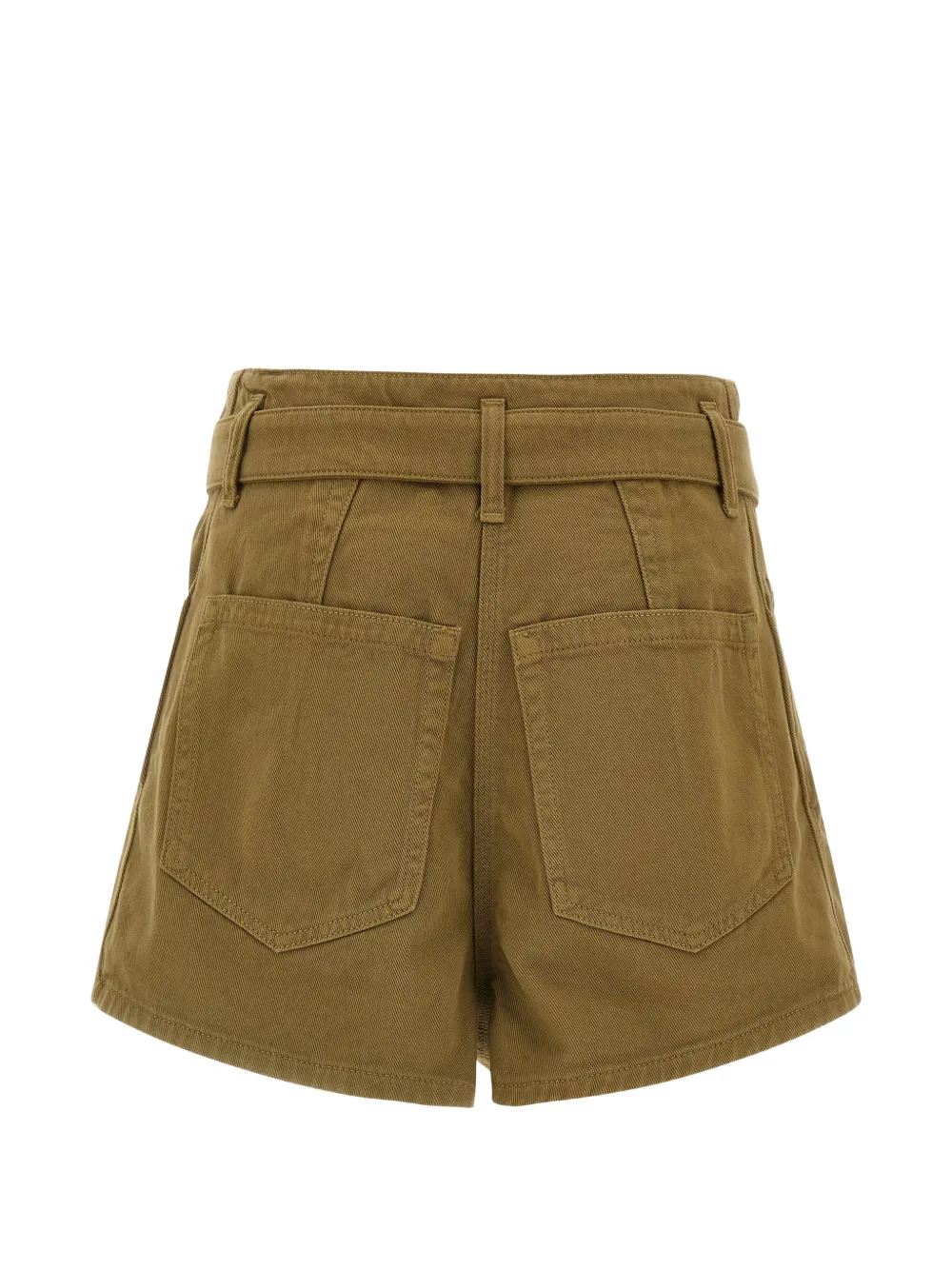  Nude Scarlett Belted Shorts - Green 