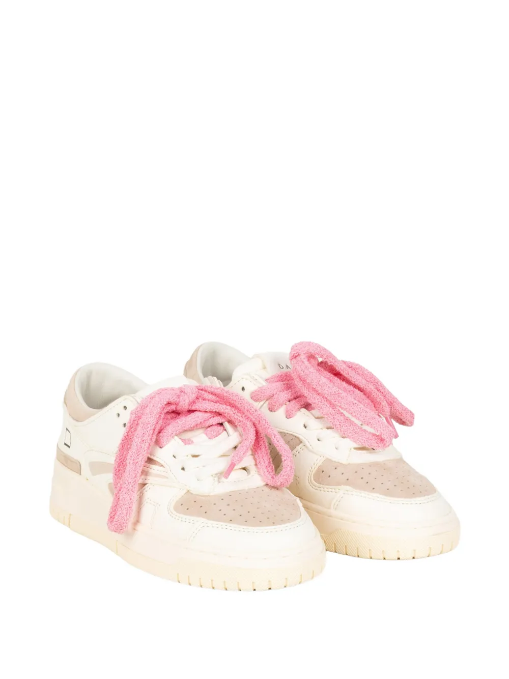 D.A.T.E. Sneakers met geperforeerd vlak Wit