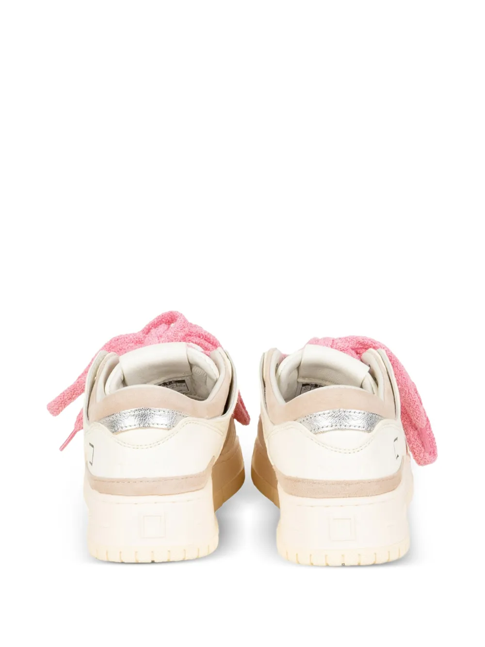  D.a.t.e. Perforated Panel Sneakers - White 