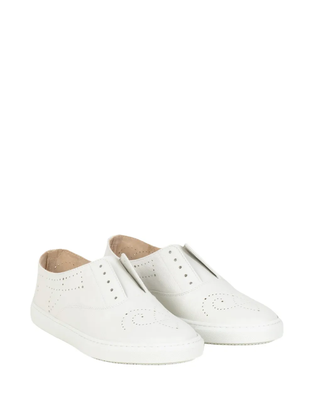Fratelli Rossetti brogue detail trainers Wit