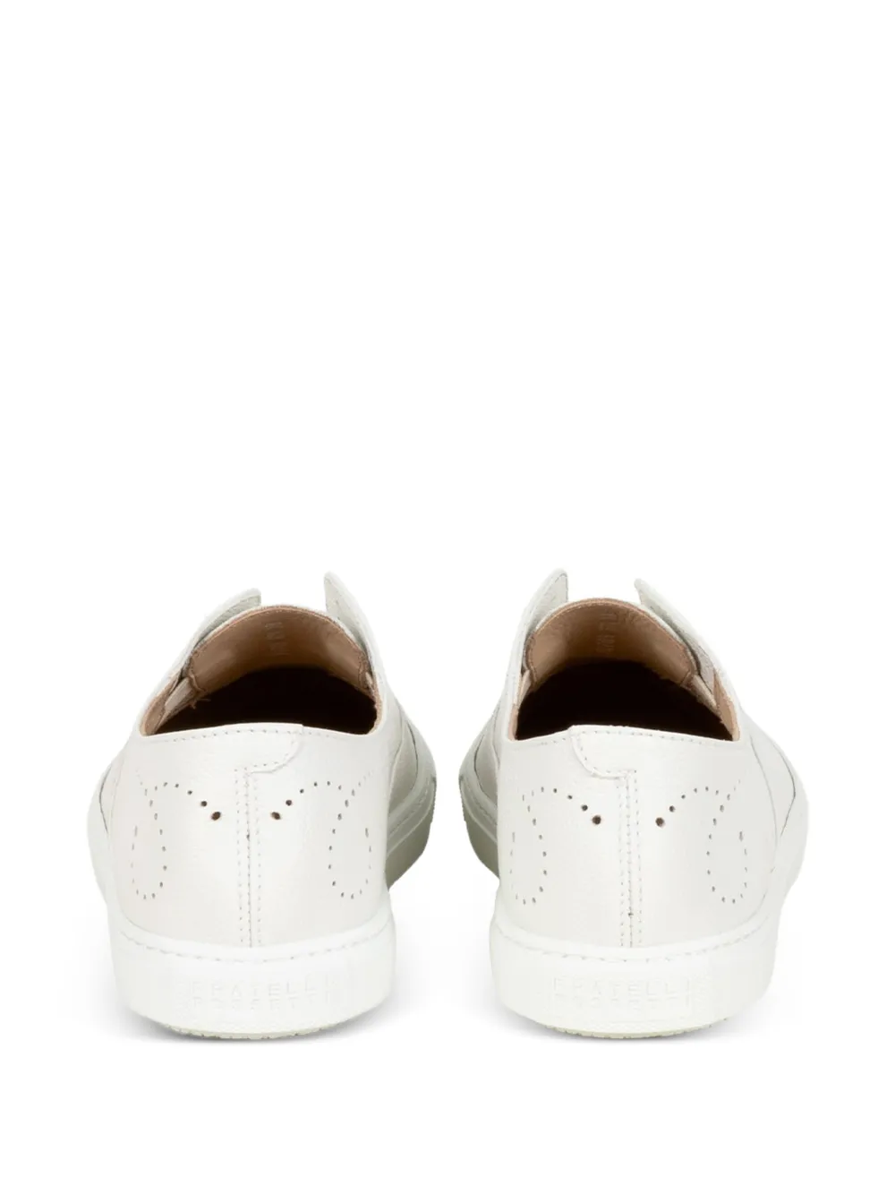  Fratelli Rossetti Brogue Detail Trainers - White 