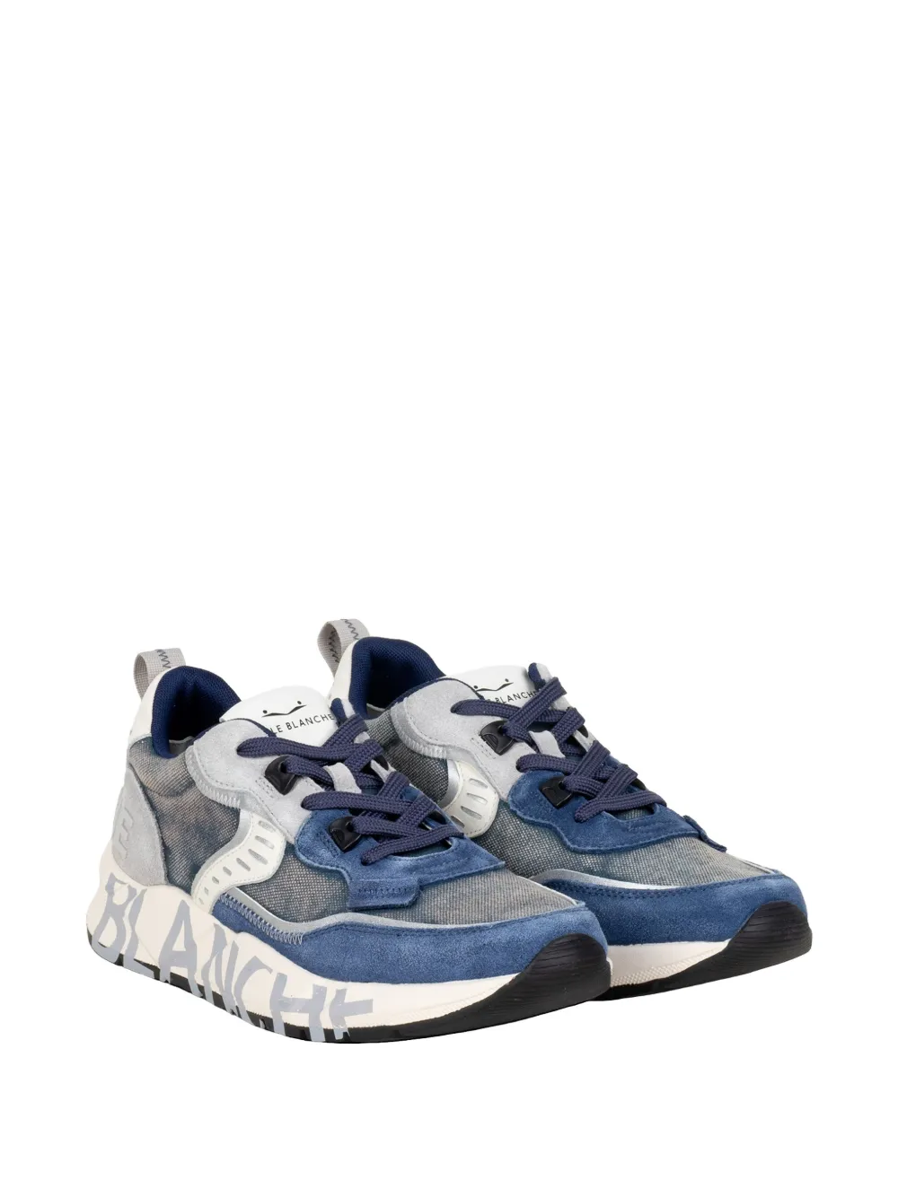 Voile Blanche Sneakers met letters Blauw