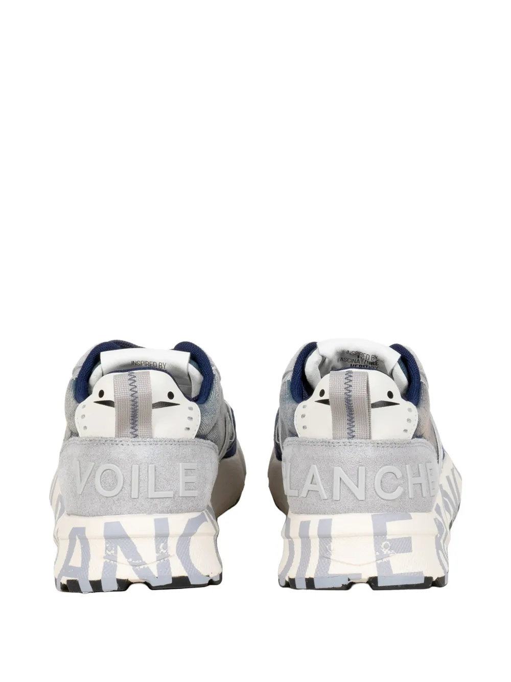 Voile Blanche Sneakers met letters Blauw