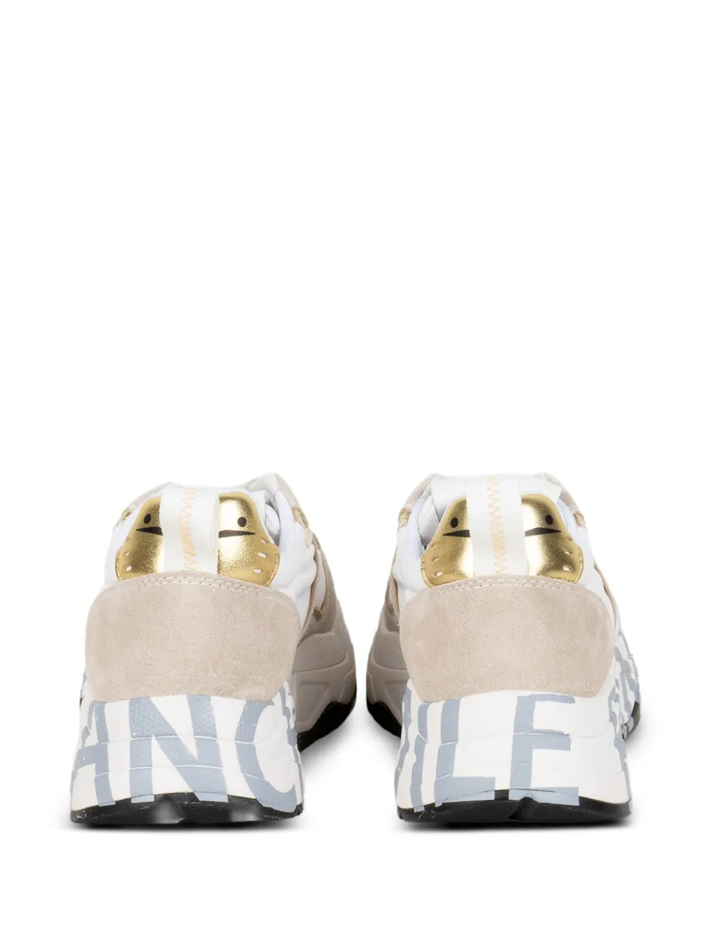  Voile Blanche Platform Print Sneakers - White 
