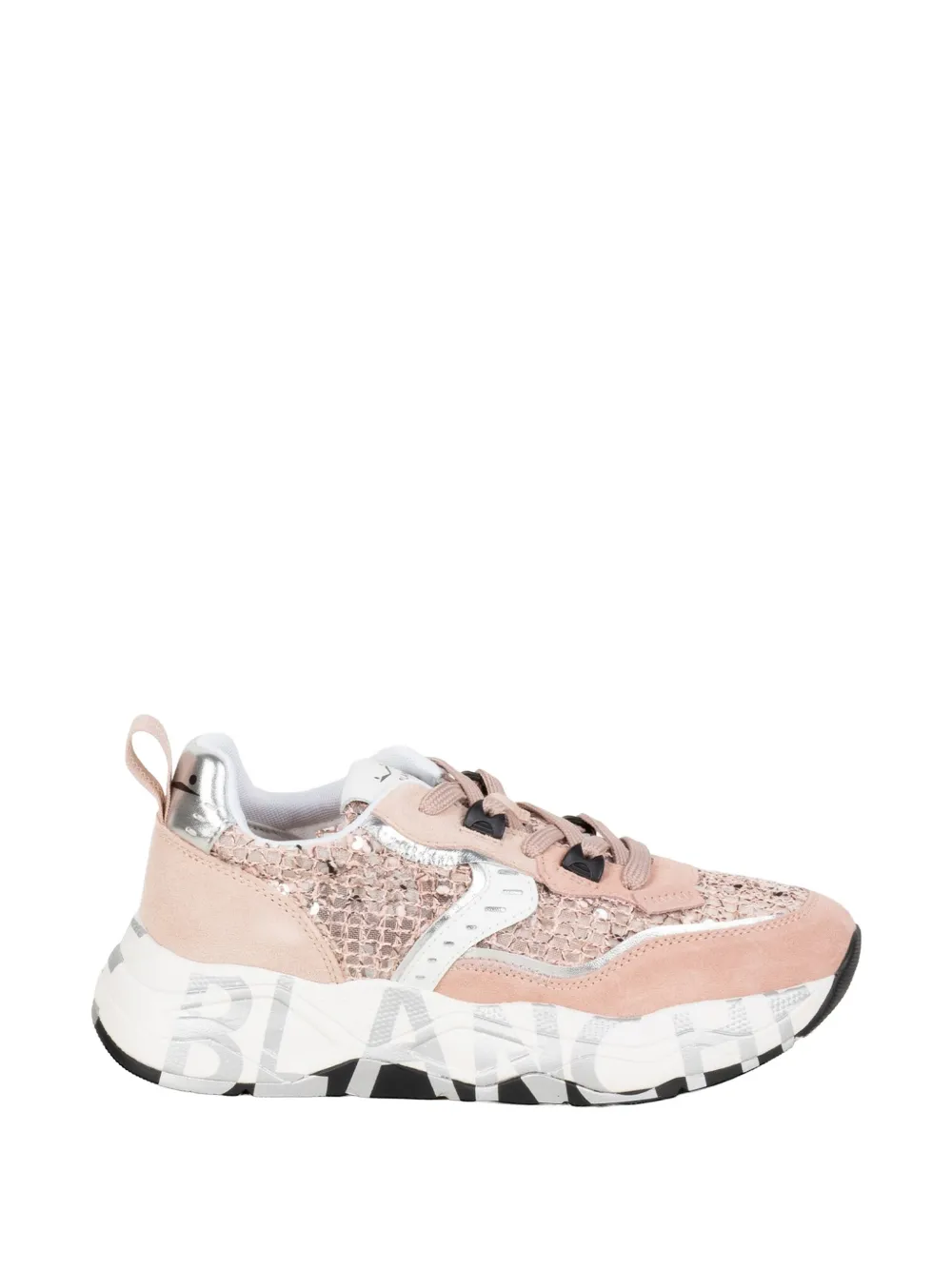 Voile Blanche Mesh Sneakers In Pink
