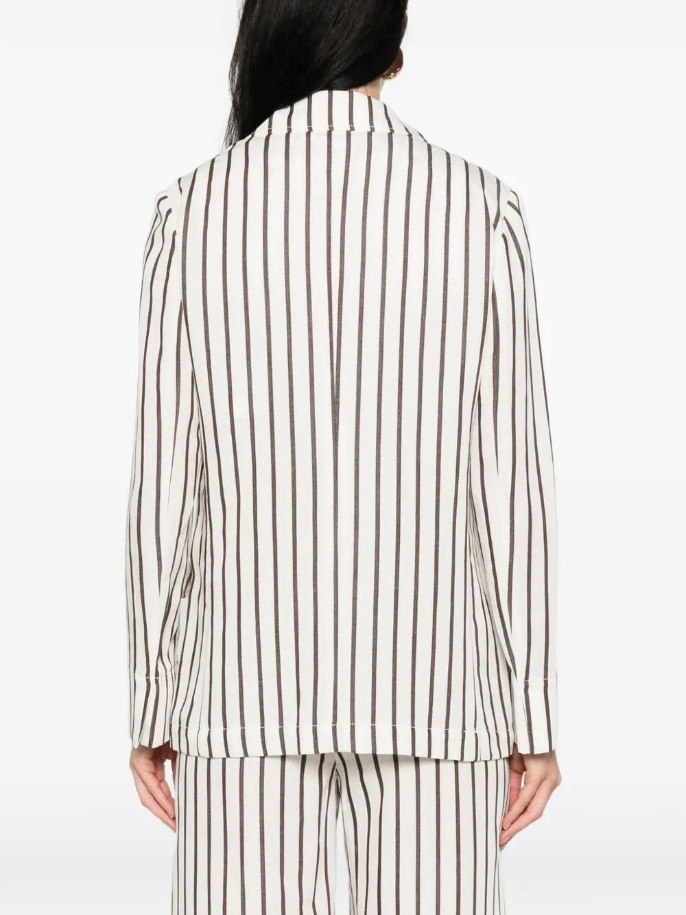 Pennyblack Gestreepte blazer Beige