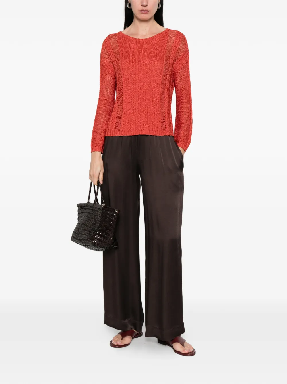  Pennyblack Open-knit Sweater - Red 