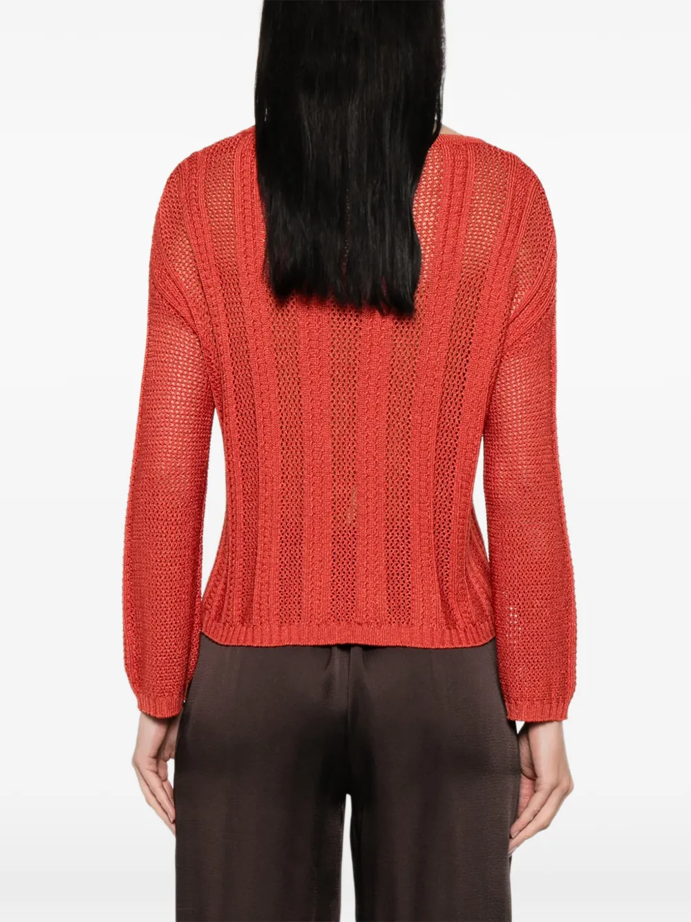 Pennyblack Opengebreide trui Rood