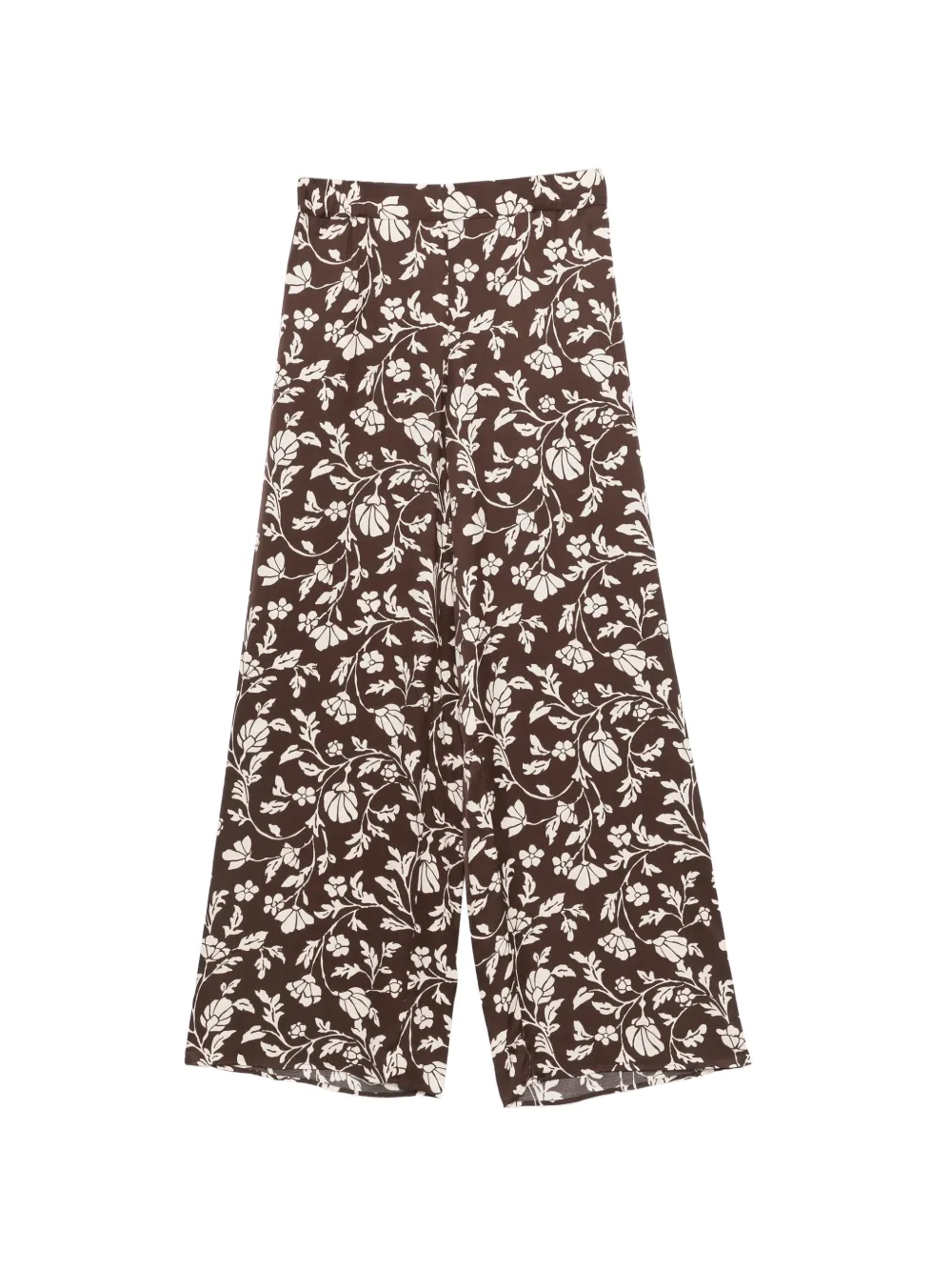Pennyblack floral-pattern trousers - Marrone