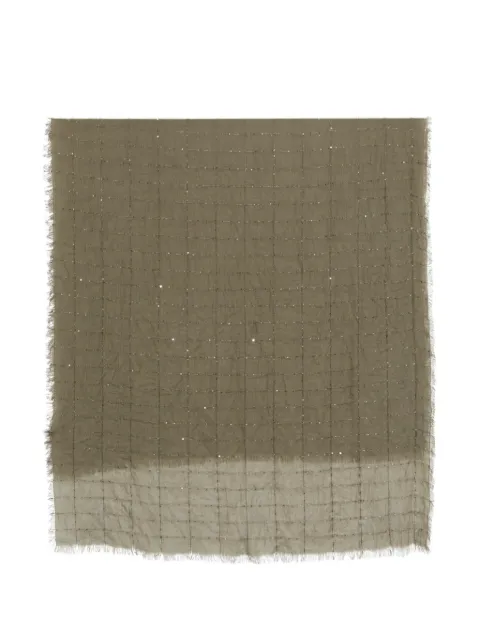 Pennyblack sequin grid scarf