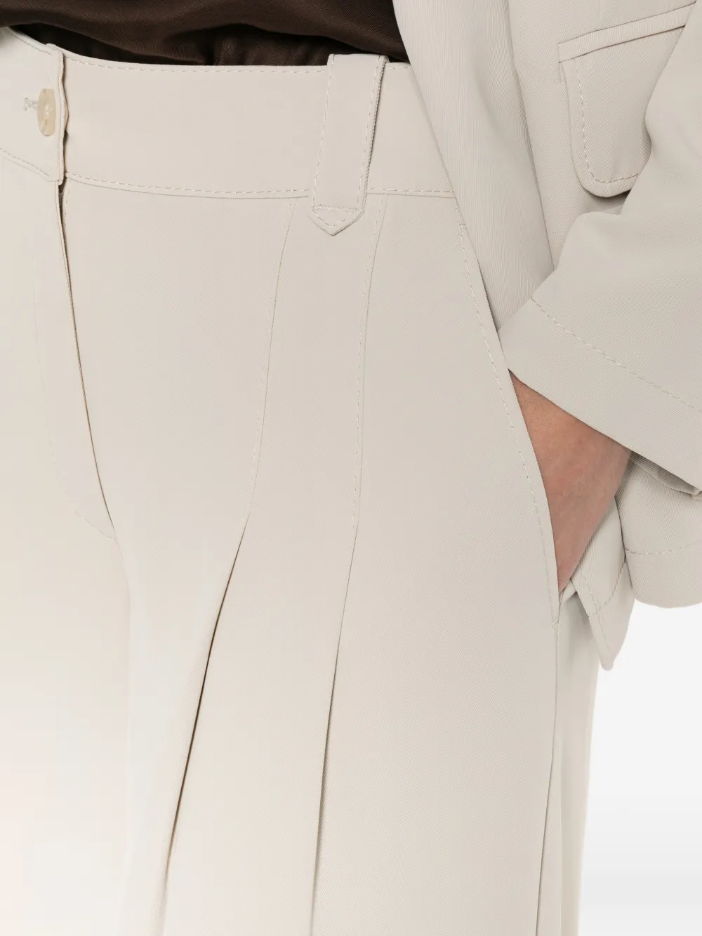 Pennyblack Plooibroek Beige