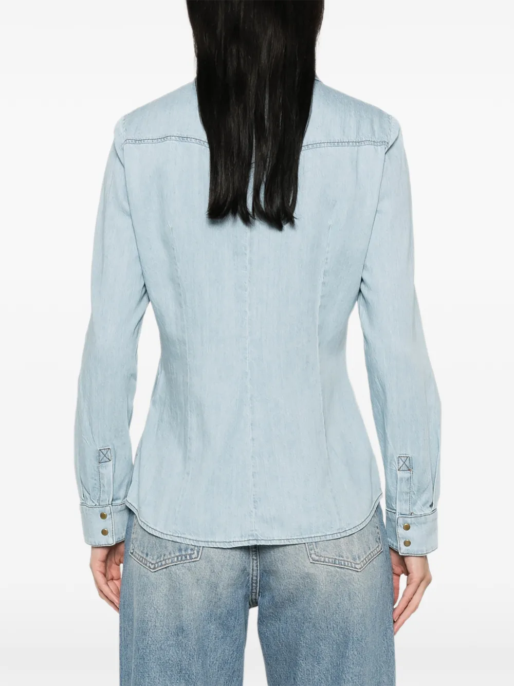 Pennyblack blouse met zak met knopen Blauw