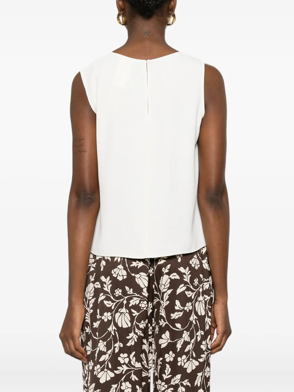 Pennyblack Blouse met ringdetail Beige