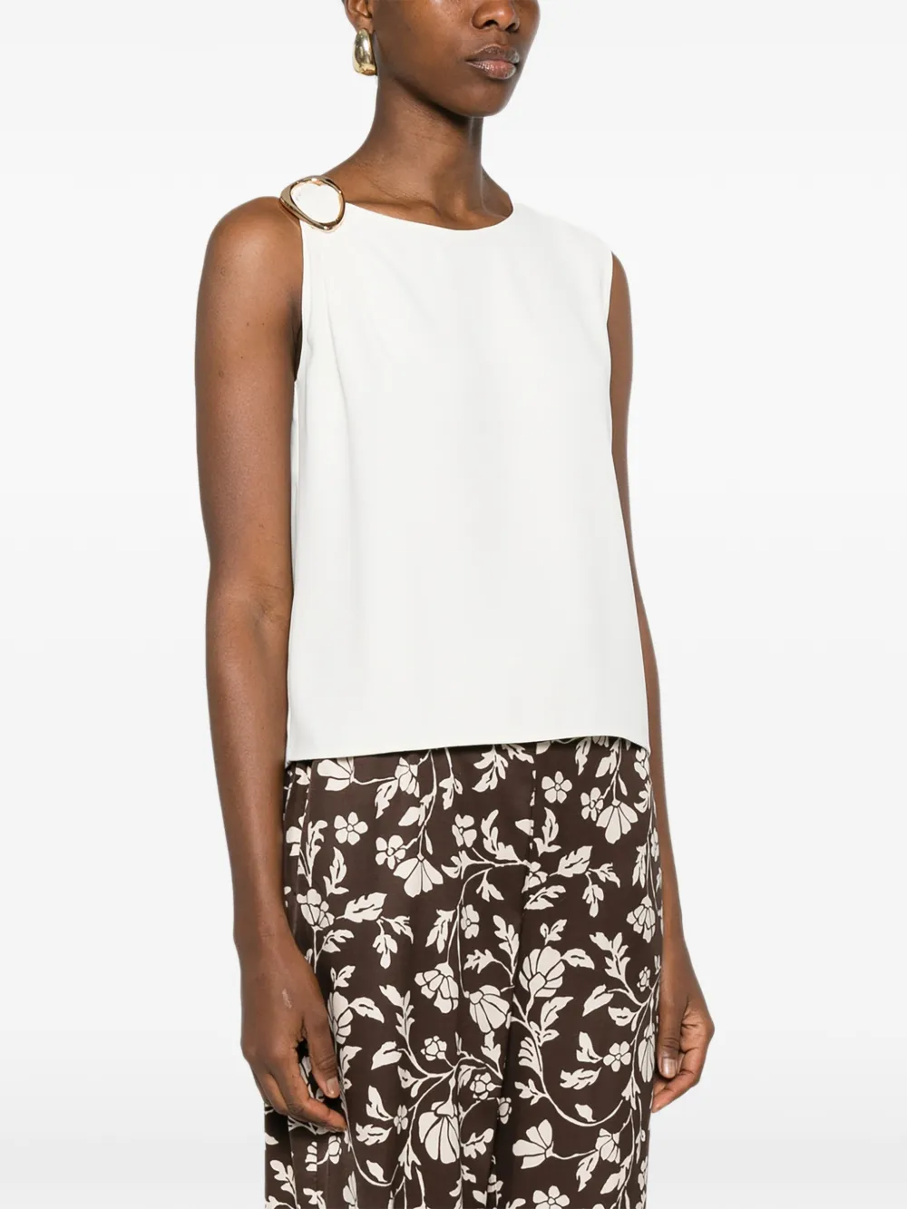  Pennyblack Ring-detail Blouse - Neutrals 