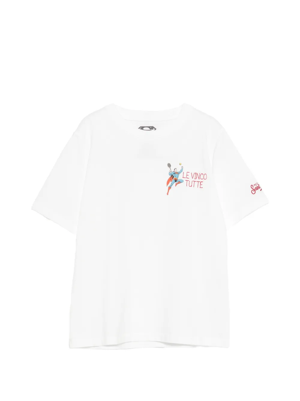 MC2 Saint Barth Kids x Superman Portofino printed T-shirt - Bianco