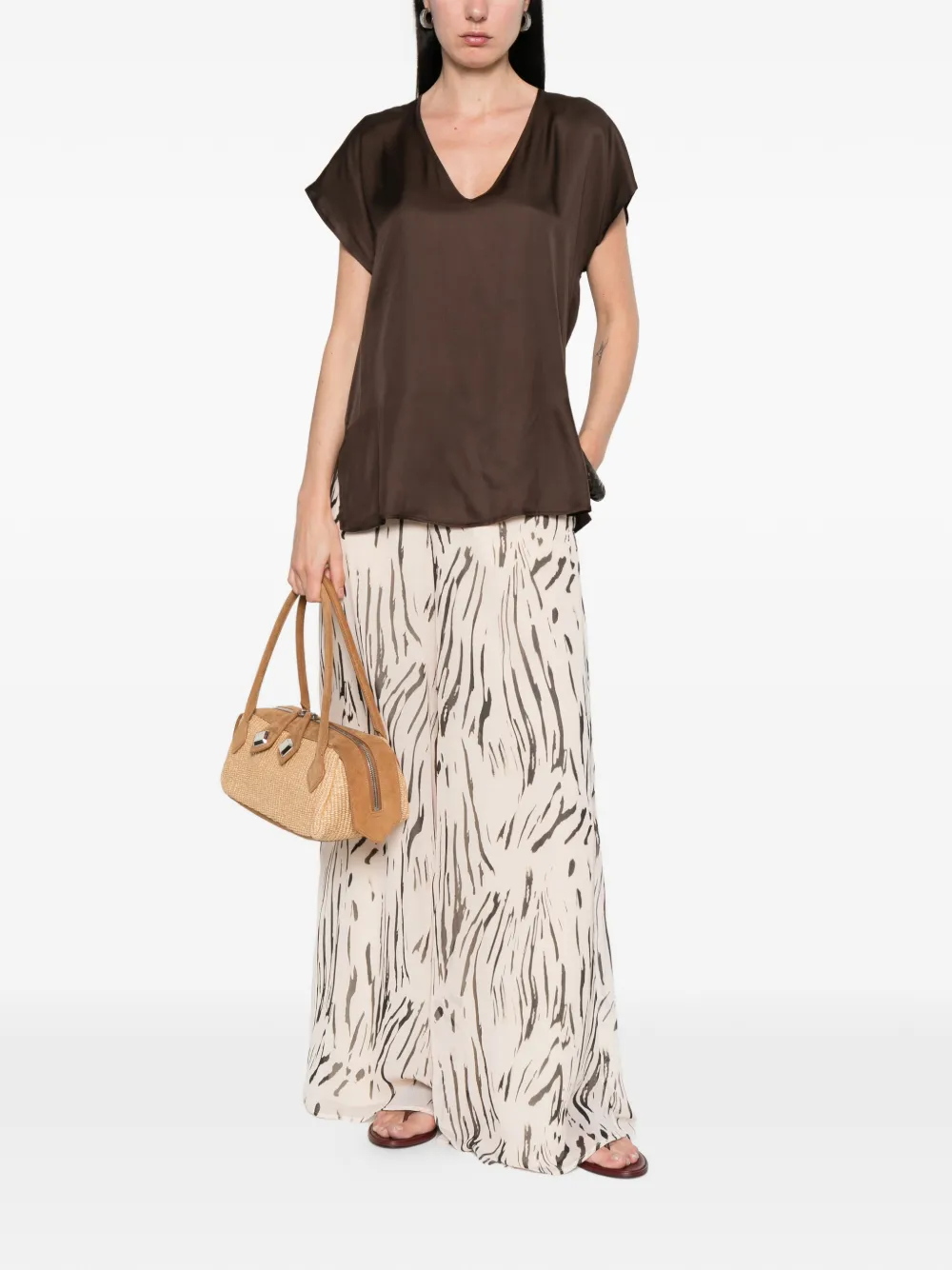  Pennyblack Patterned Trousers - Neutrals 