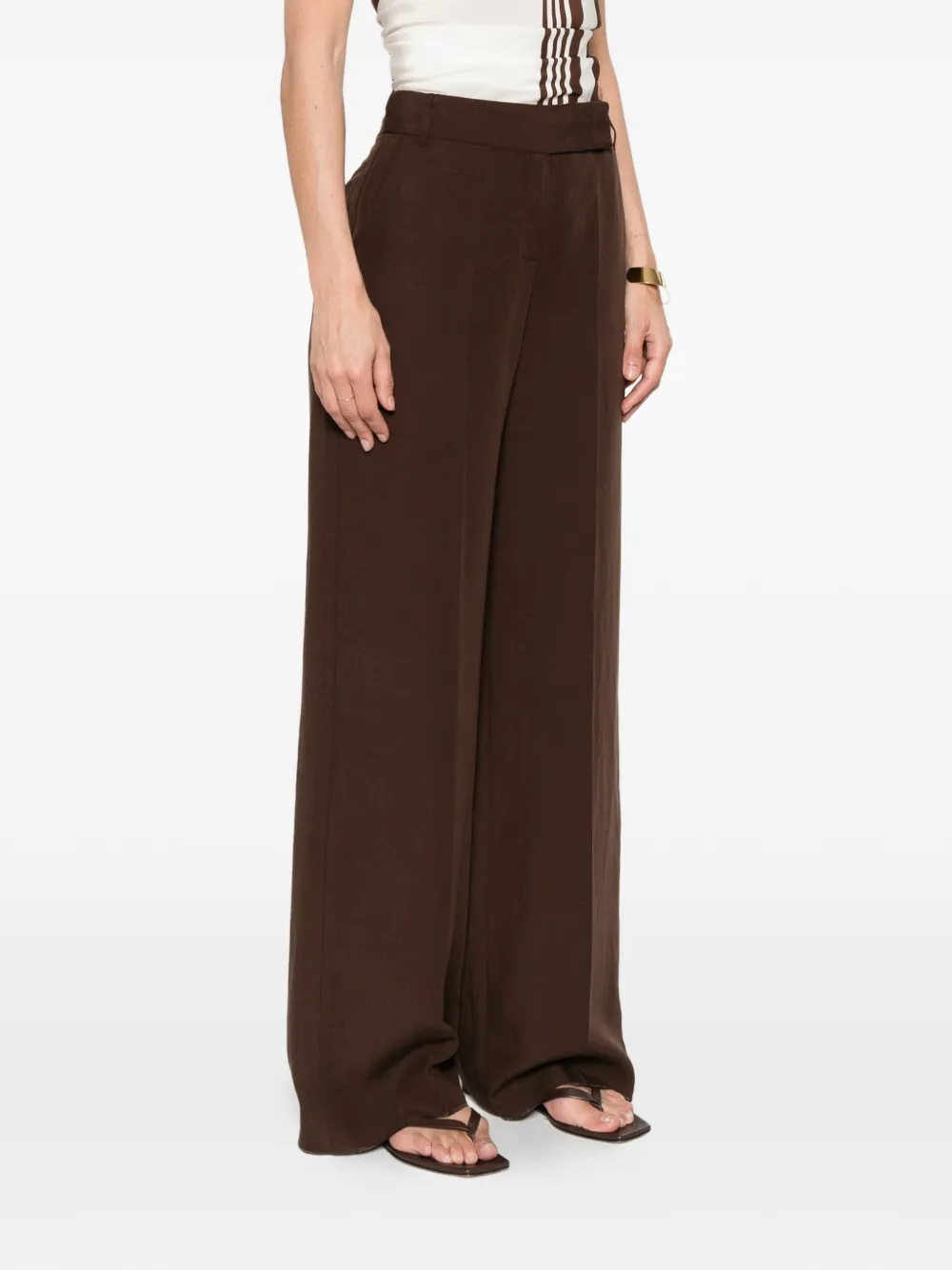 Pennyblack Wide Trousers - Brown 