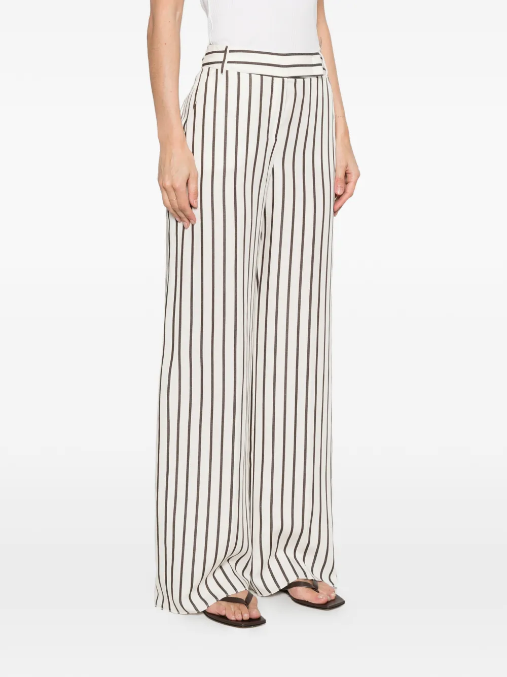  Pennyblack Striped Trousers - Neutrals 