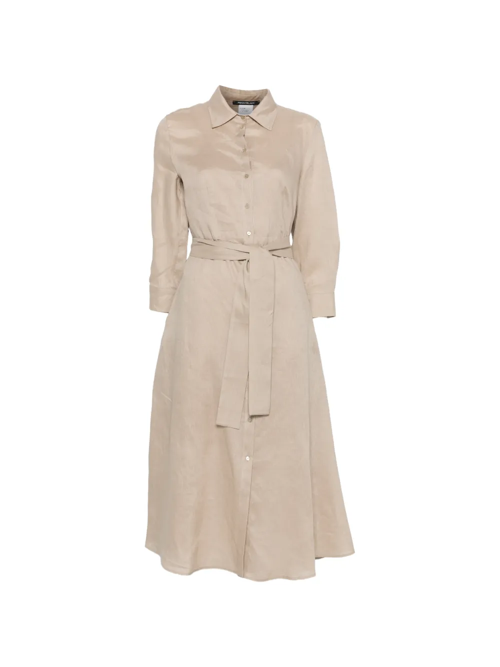 Pennyblack tie-waist midi dress - Toni neutri