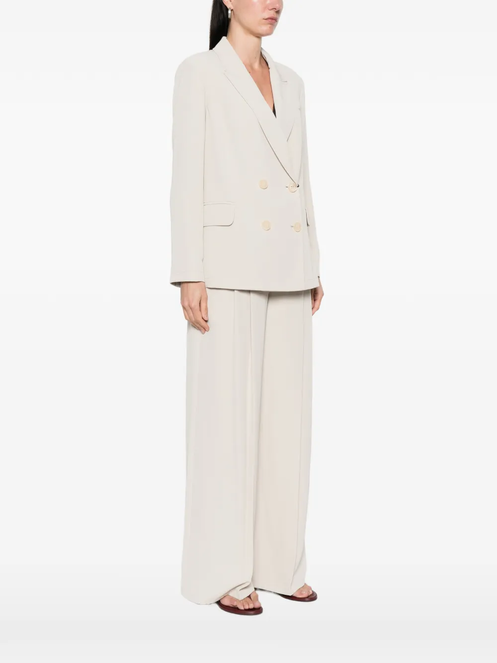  Pennyblack Double-breasted Pocket Jacket - Neutrals 