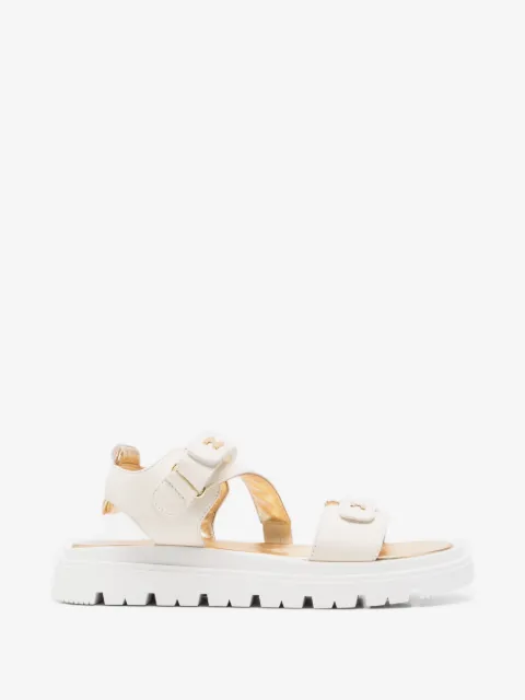 Elisabetta Franchi Kids Sandalen mit Klettverschluss