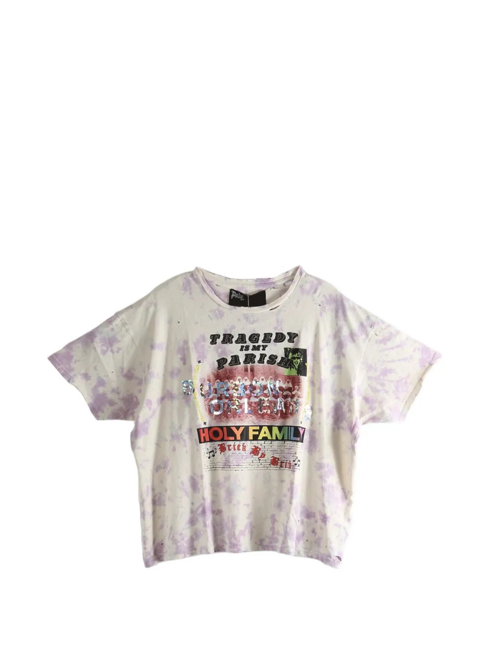 PALY HOLLYWOOD tie-dye graphic T-shirt - Nude