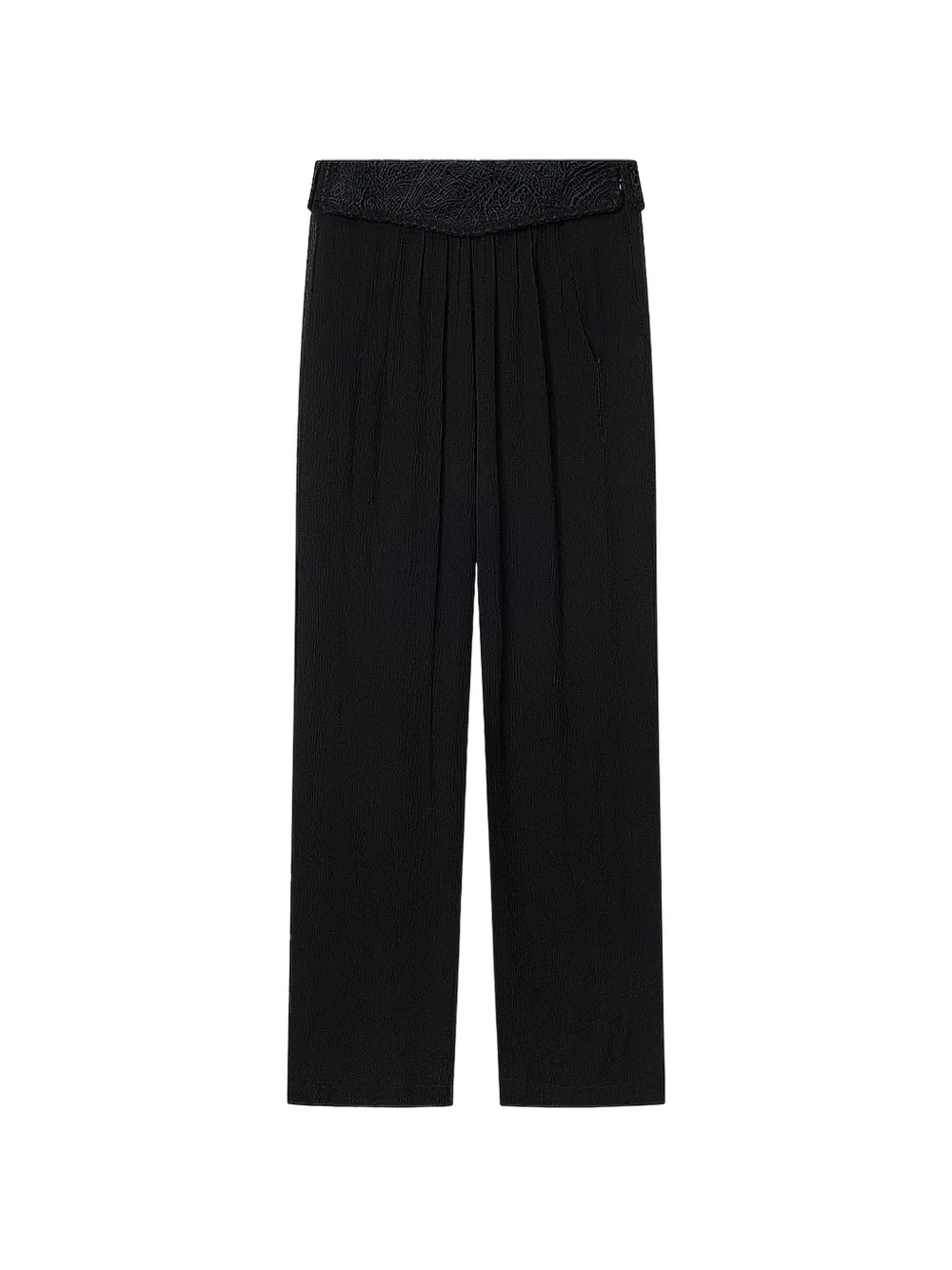 ISABEL MARANT Pantaloni Guylene in pizzo guipure - Nero