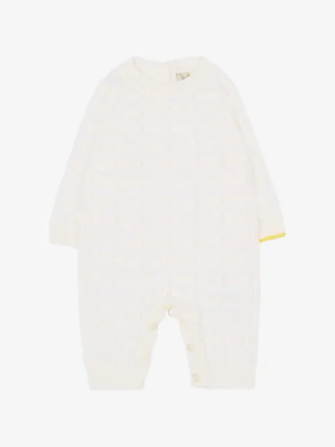 Gensami kids chevron-patterned romper