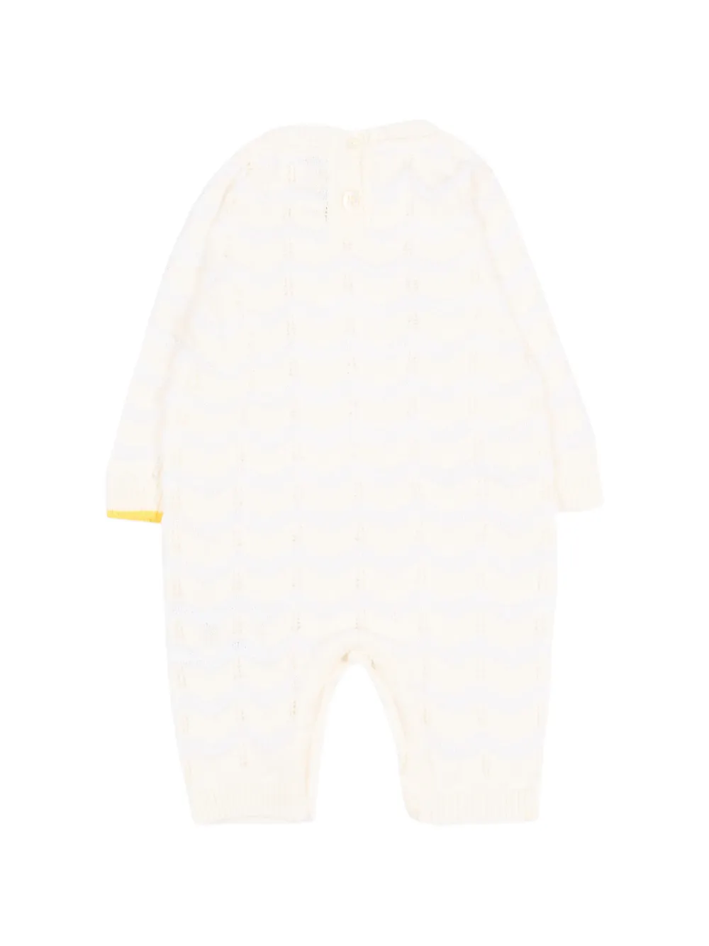  Gensami Kids Chevron-patterned Romper - Neutrals 