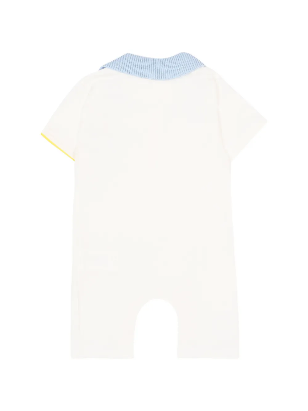 Seahorse-Embroidered Romper