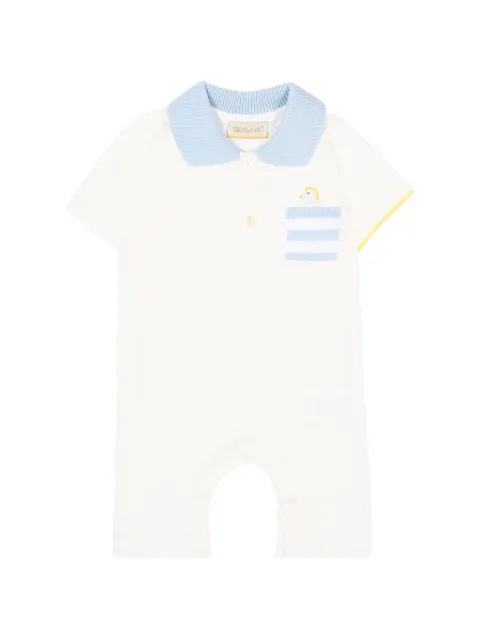 Gensami kids seahorse-embroidered romper
