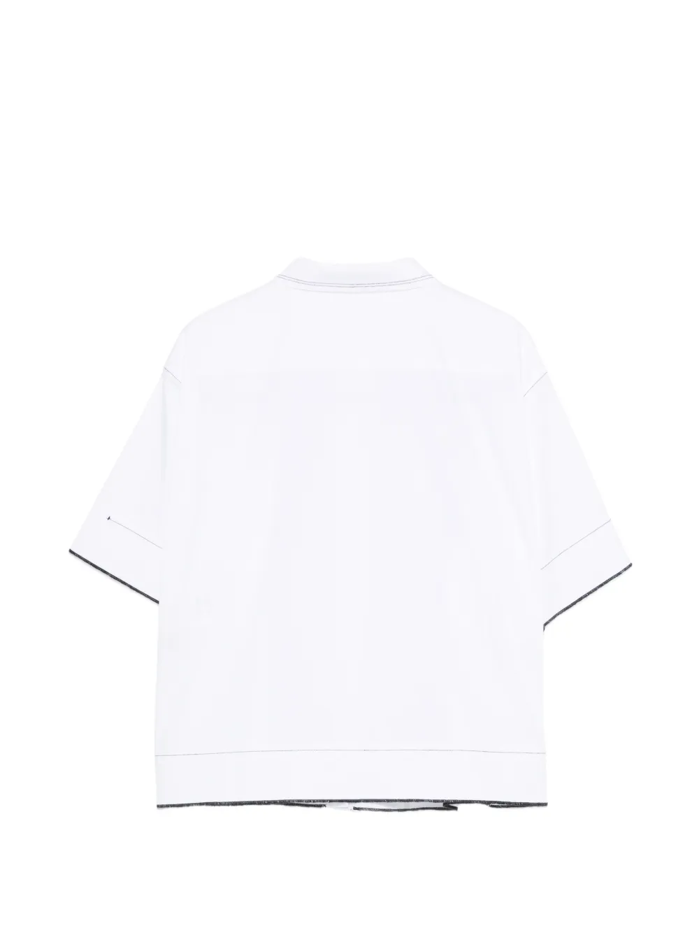 Tela Gimmy gestreepte blouse Wit