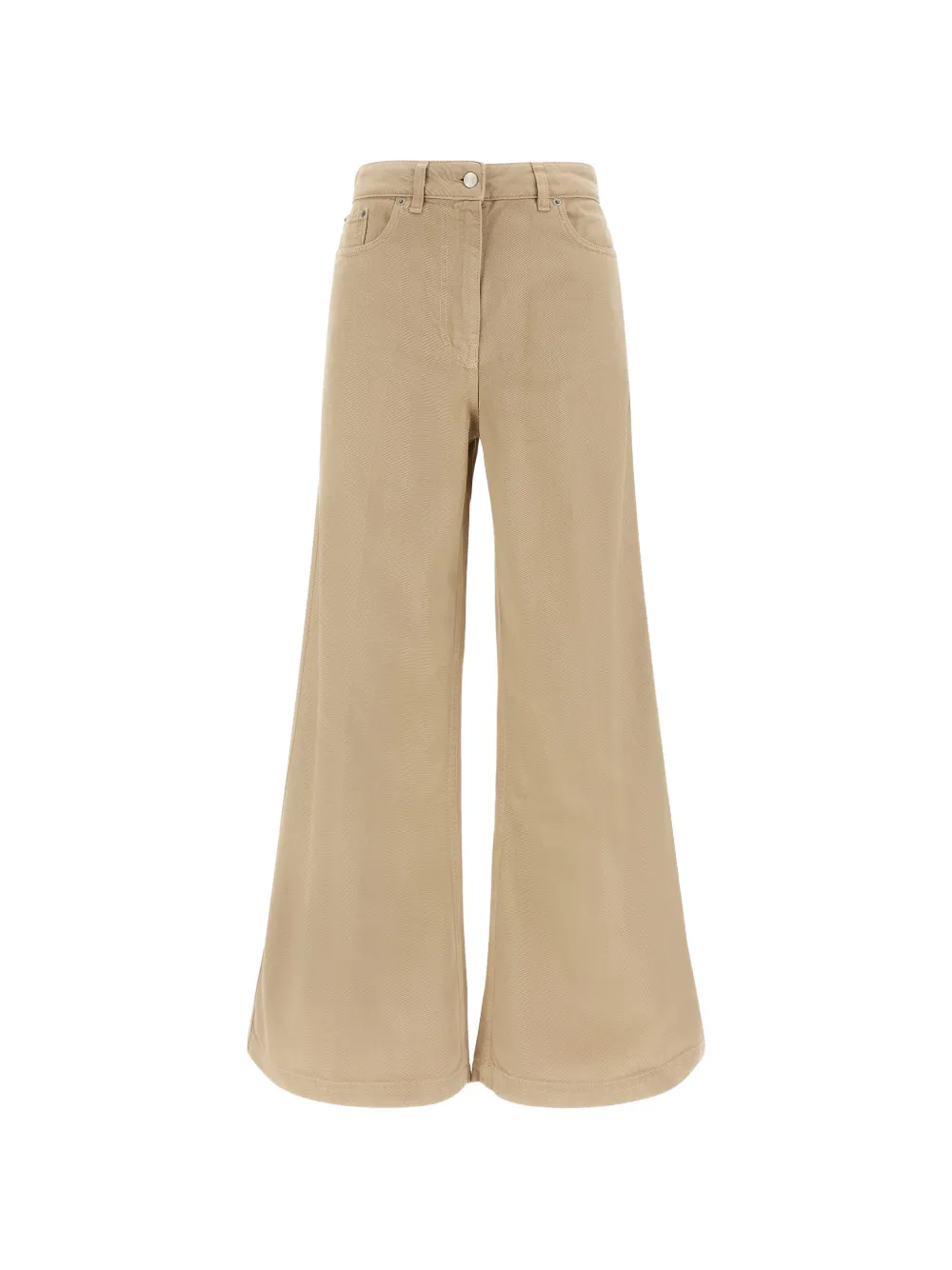 Nude Tilda flared-leg trousers - Toni neutri