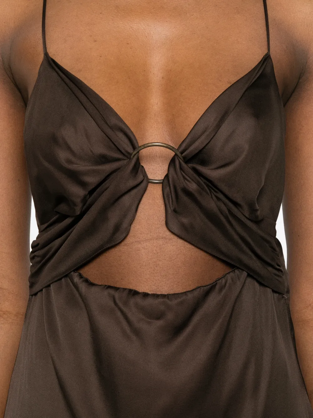 Pennyblack Uitgesneden maxi-jurk Bruin