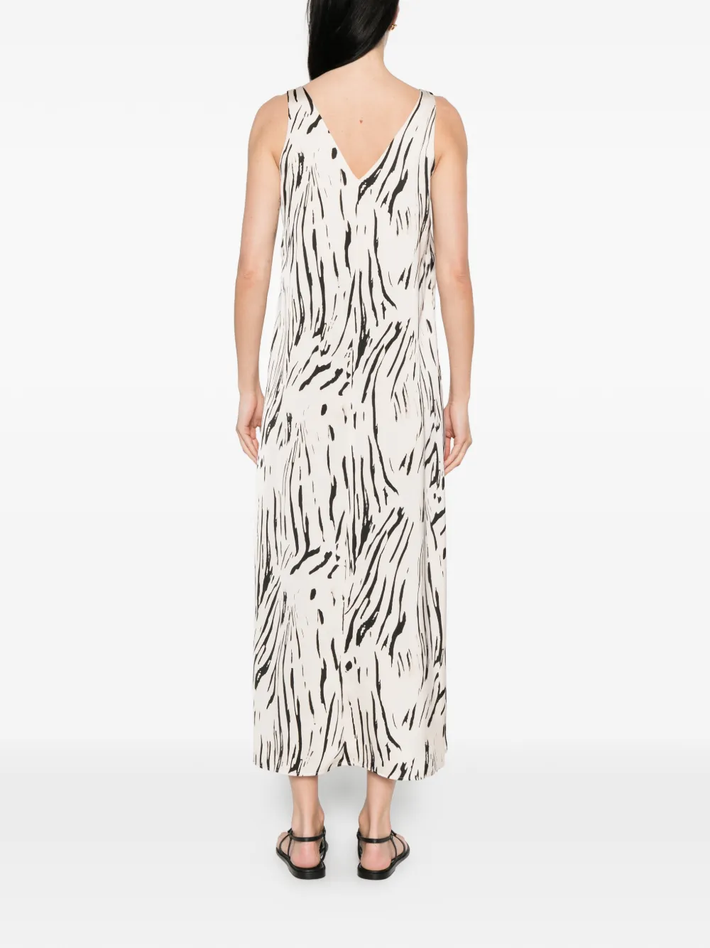Pennyblack Midi-jurk met print Beige
